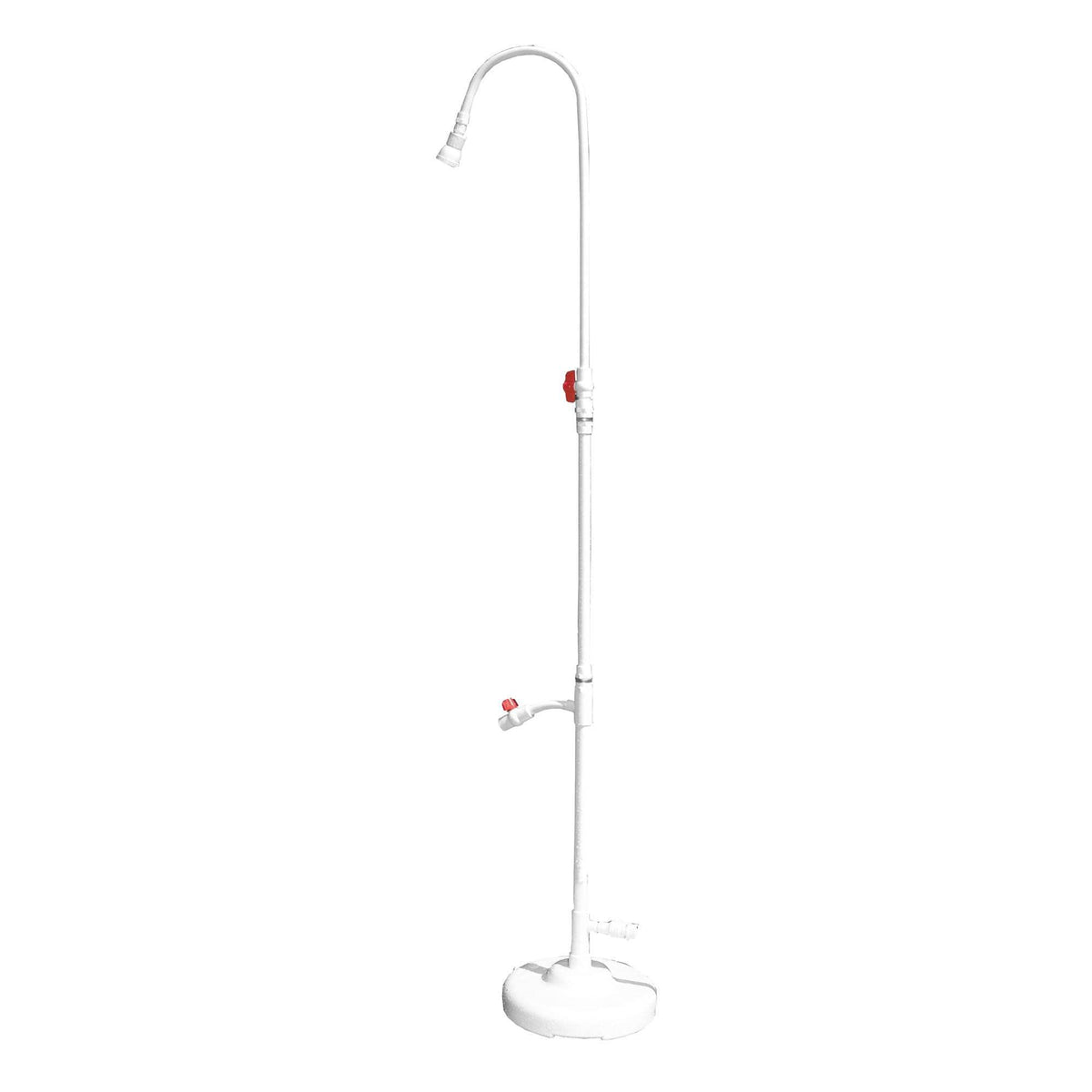 Swimline HydroTools poolside shower head for a refreshing rinse after swimming.
