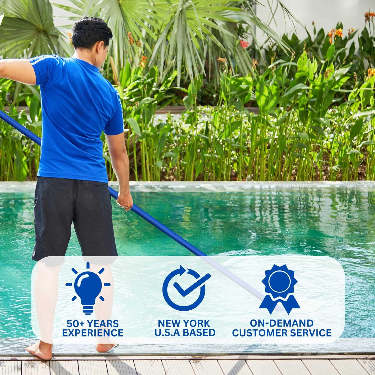 Swimline Hydrotools 1-year guarantee offers peace of mind.