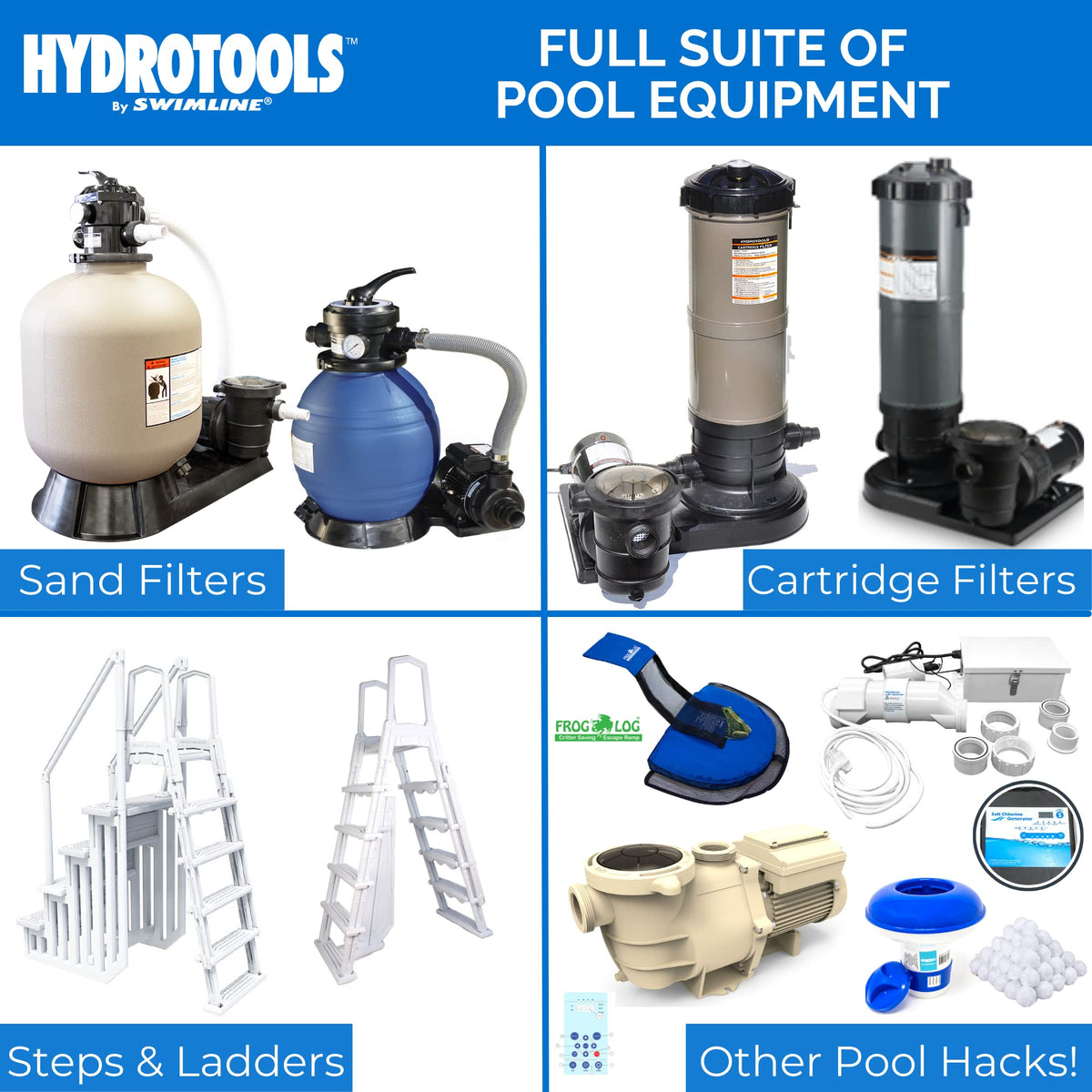 Swimline Hydrotools vacuum head suitable for inground and above-ground pools and resorts
