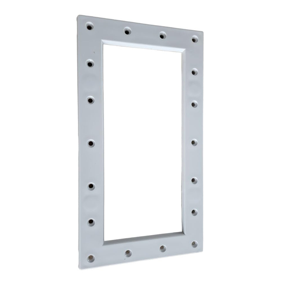 Swimline widemouth front plate replacement for durable pool skimmer operation.