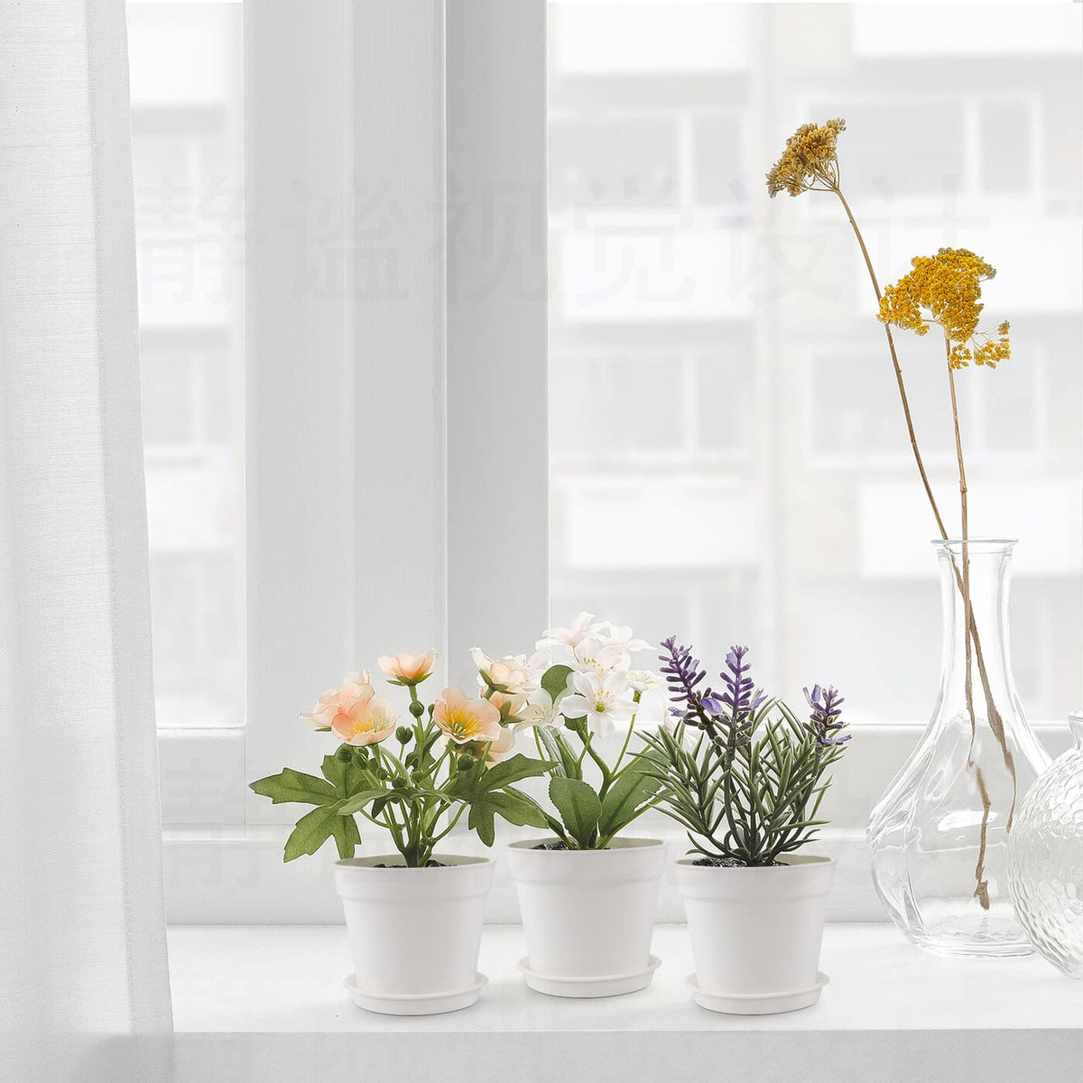 SwinDuck 4-inch plant pots with matte finish for durability
