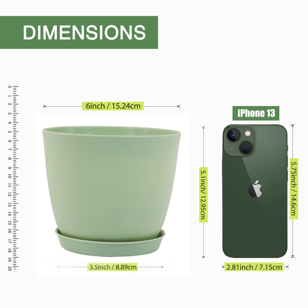 SwinDuck pot with detachable saucer for clean water management.