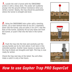 SWISSINNO European-made durable trap built for long-lasting outdoor use
