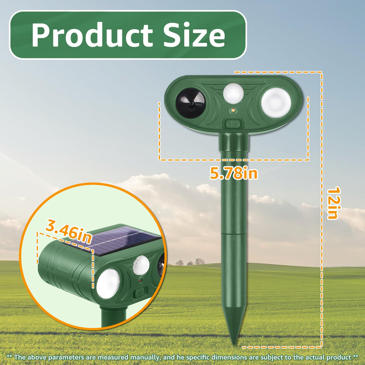 Sxaze solar-powered charging indicator helps monitor device status.