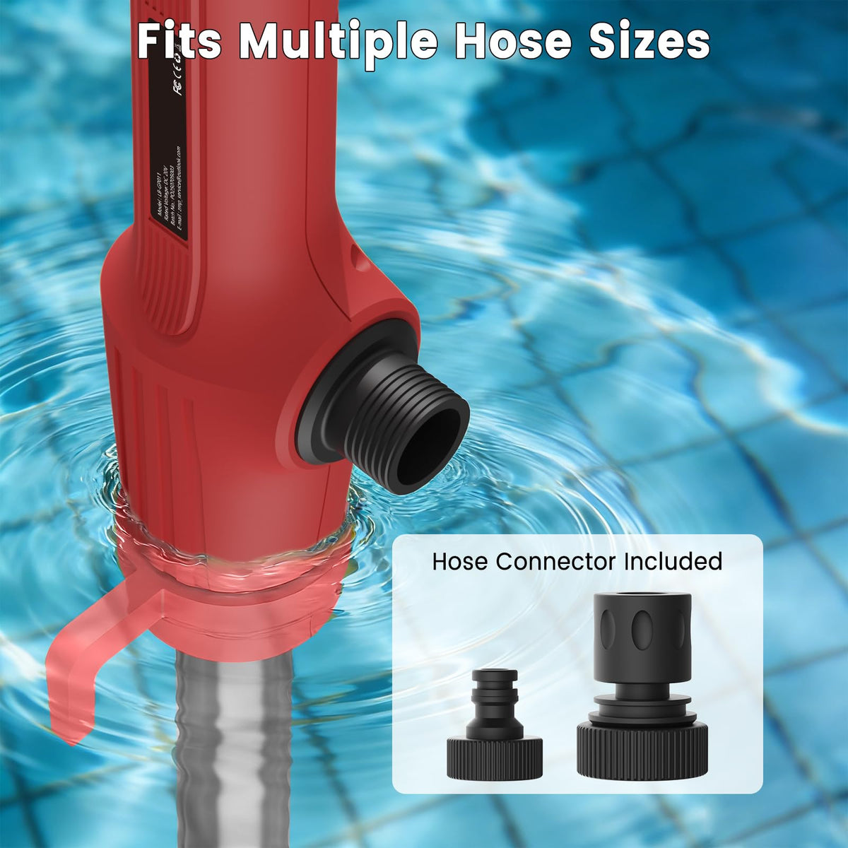 SXBSXB 720 GPH flow enables rapid draining of pools and basements.