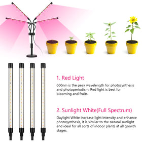 SYEIORAOM adjustable gooseneck enables flexible placement for plants.
