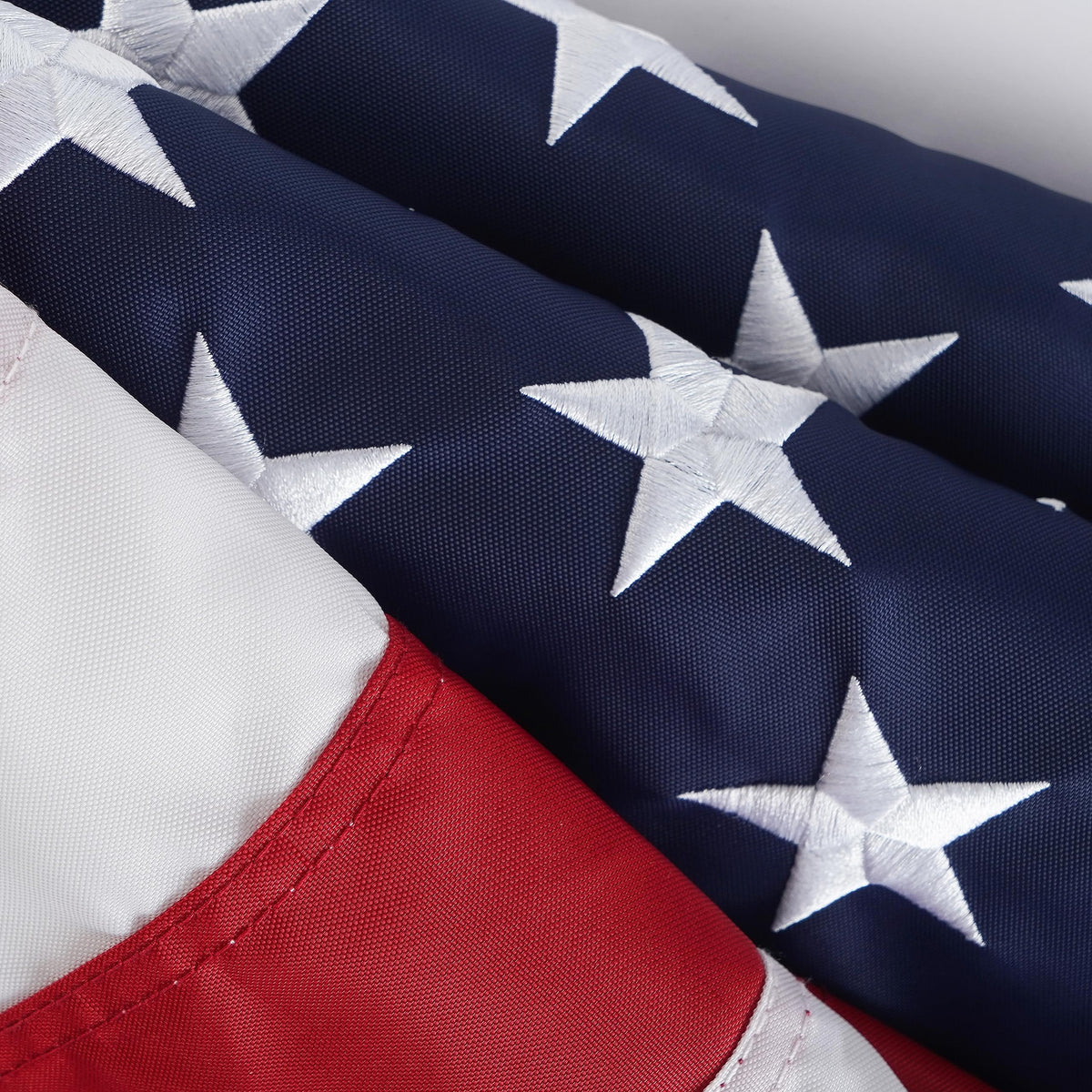 SYII flag with brass grommets offers secure hanging on sturdy flagpoles.
