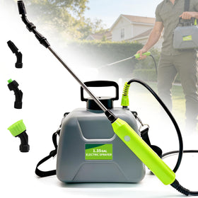 SYITCUN 135-gallon sprayer tank for large lawn coverage.