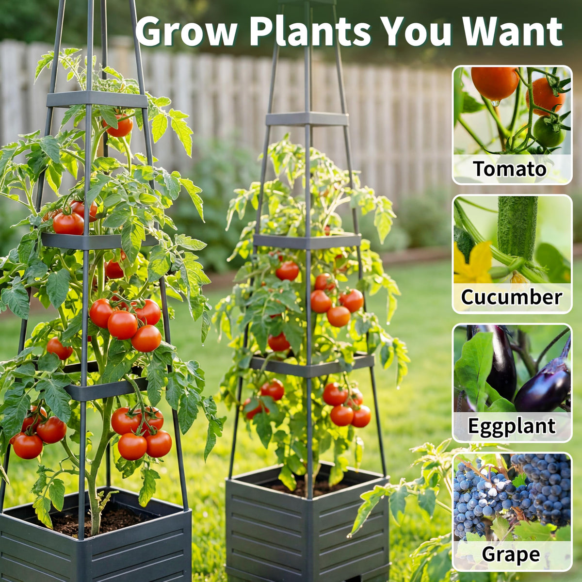 SYITCUN 2-pack planter set offers value for containers
