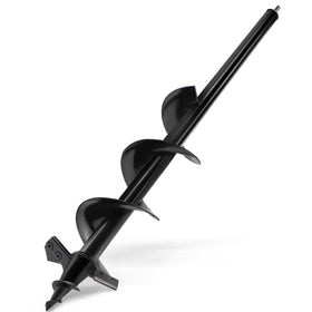 SYITCUN auger drill bit for planting creates uniform holes for bulbs and seedlings.