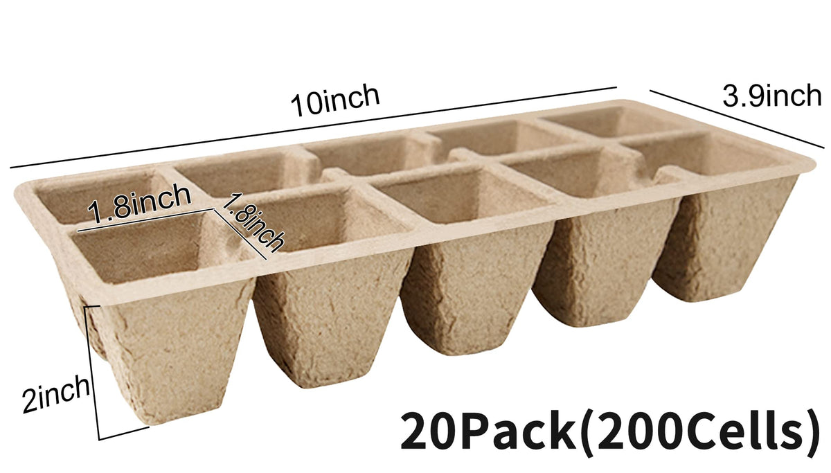 SYITCUN biodegradable peat pots shown for eco-friendly seed starting