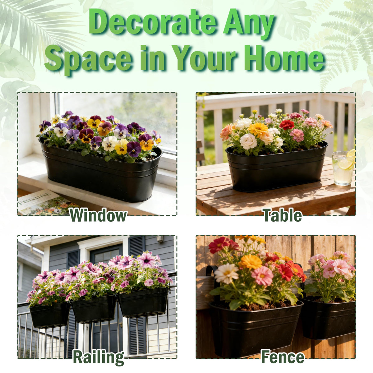 SYITCUN planters have drainage holes for healthy roots