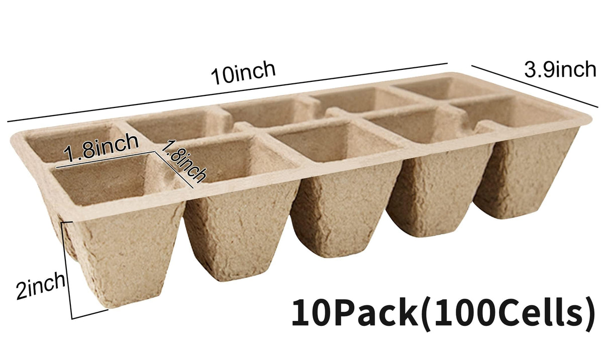SYITCUN pulp pots 1.8-inch square support natural root growth