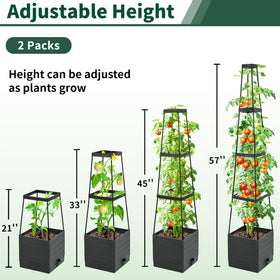SYITCUN self-watering reservoir keeps plant roots evenly moist
