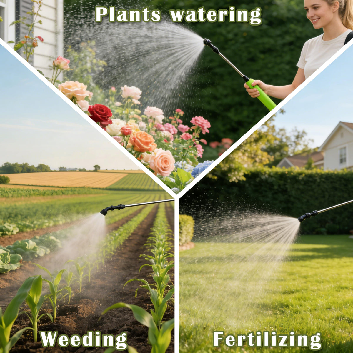 SYITCUN built-in filter helps prevent clogs during spraying.
