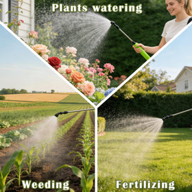 SYITCUN built-in filter helps prevent clogs during spraying.