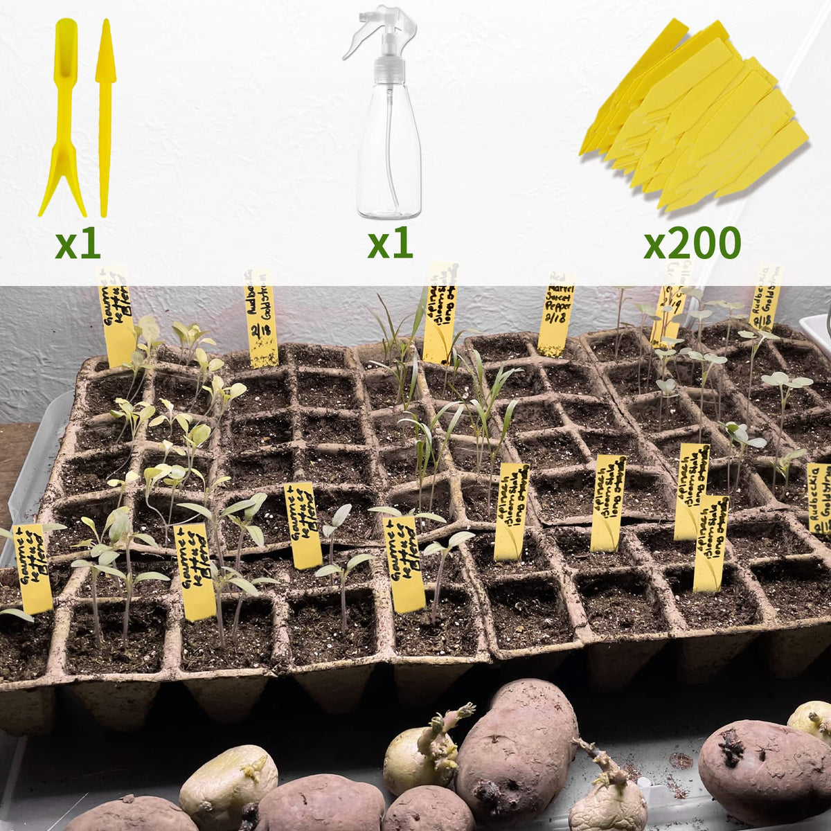SYITCUN versatile kit suitable for balcony, garden, and patio seed projects