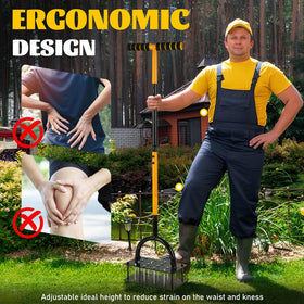 automatic dirt ejection reduces mess during use