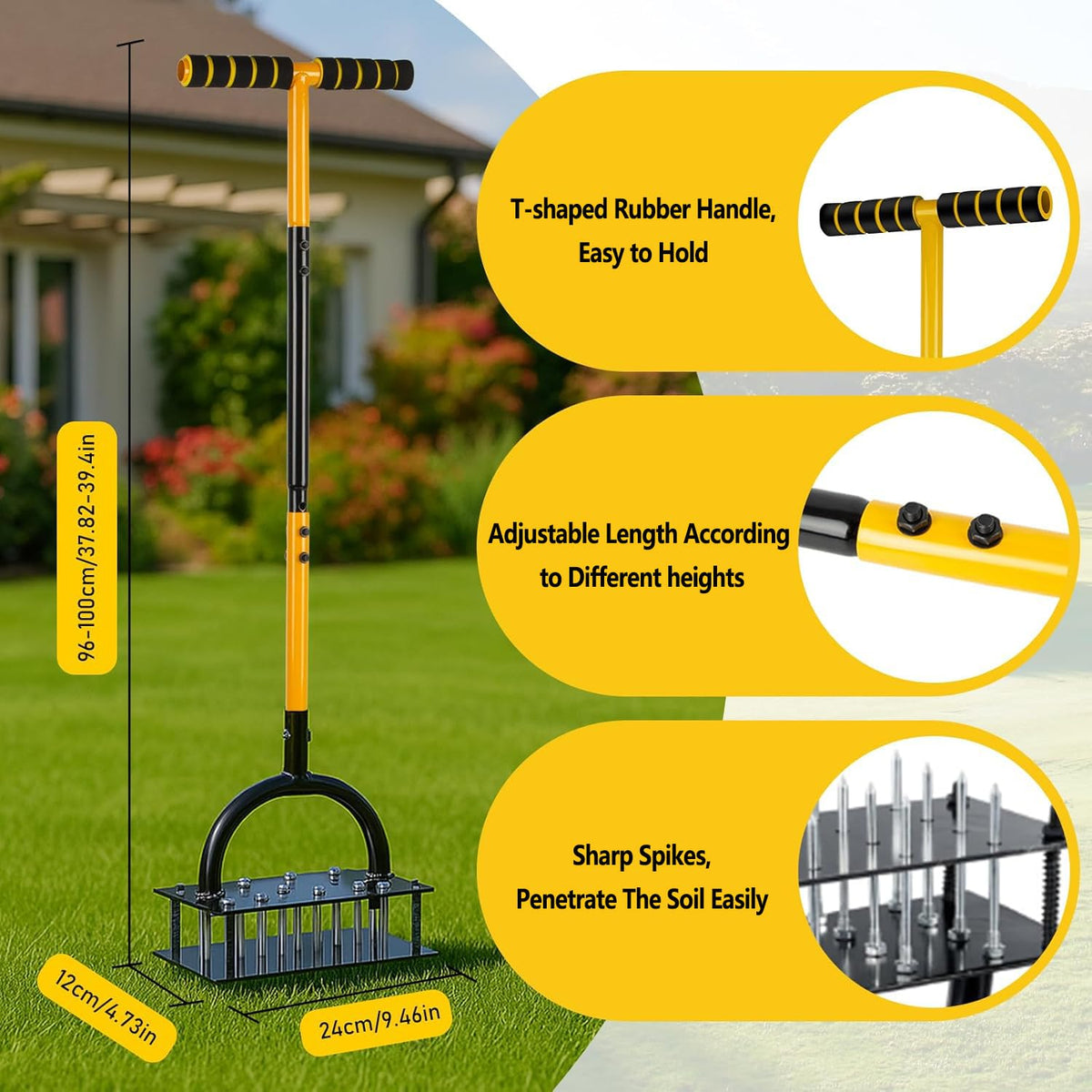 sykart pre-assembled lawn tool ready to use
