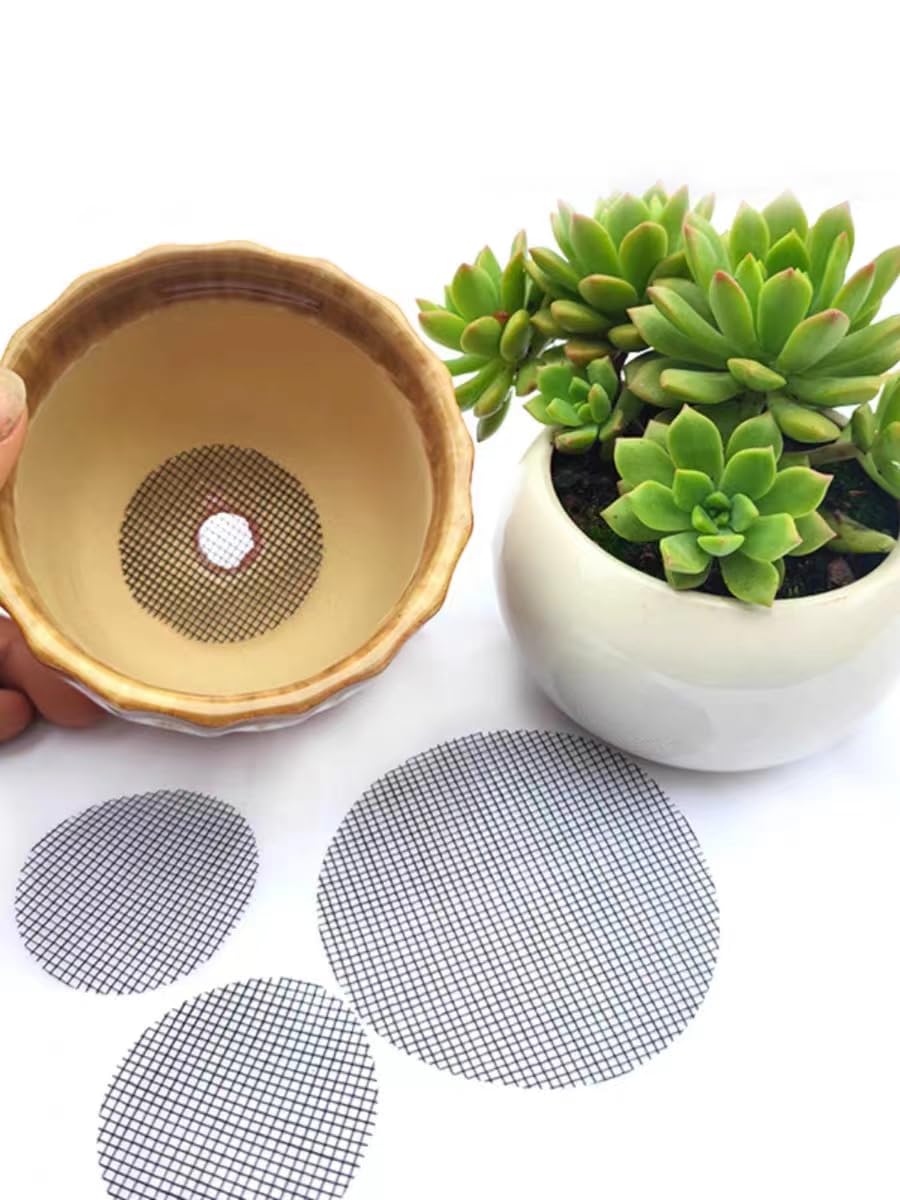 Sylken bonsai pot mesh pad application demonstrates versatile use.