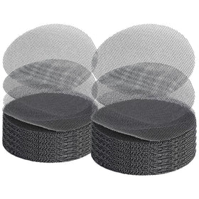 Sylken flower pot hole mesh pad 4-inch round protects soil while draining efficiently.