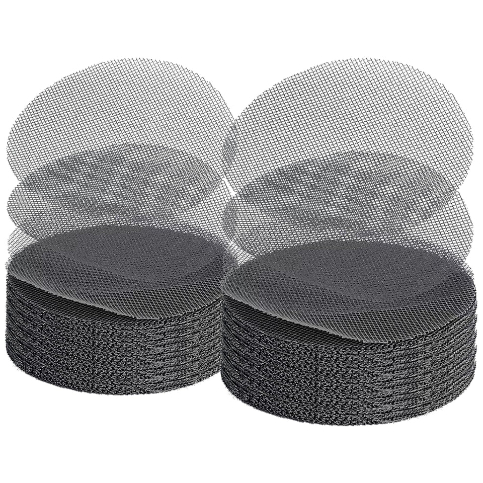 Sylken flower pot hole mesh pad 4-inch round protects soil while draining efficiently.