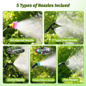 Sylsmart fan nozzle provides wider coverage for efficient outdoor cleaning.