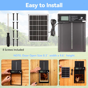 Sylvexa remote control at 15 meters offers convenient coop access