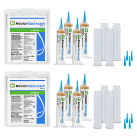 Syngenta Advion cockroach gel bait tubes placed discreetly for targeted control.
