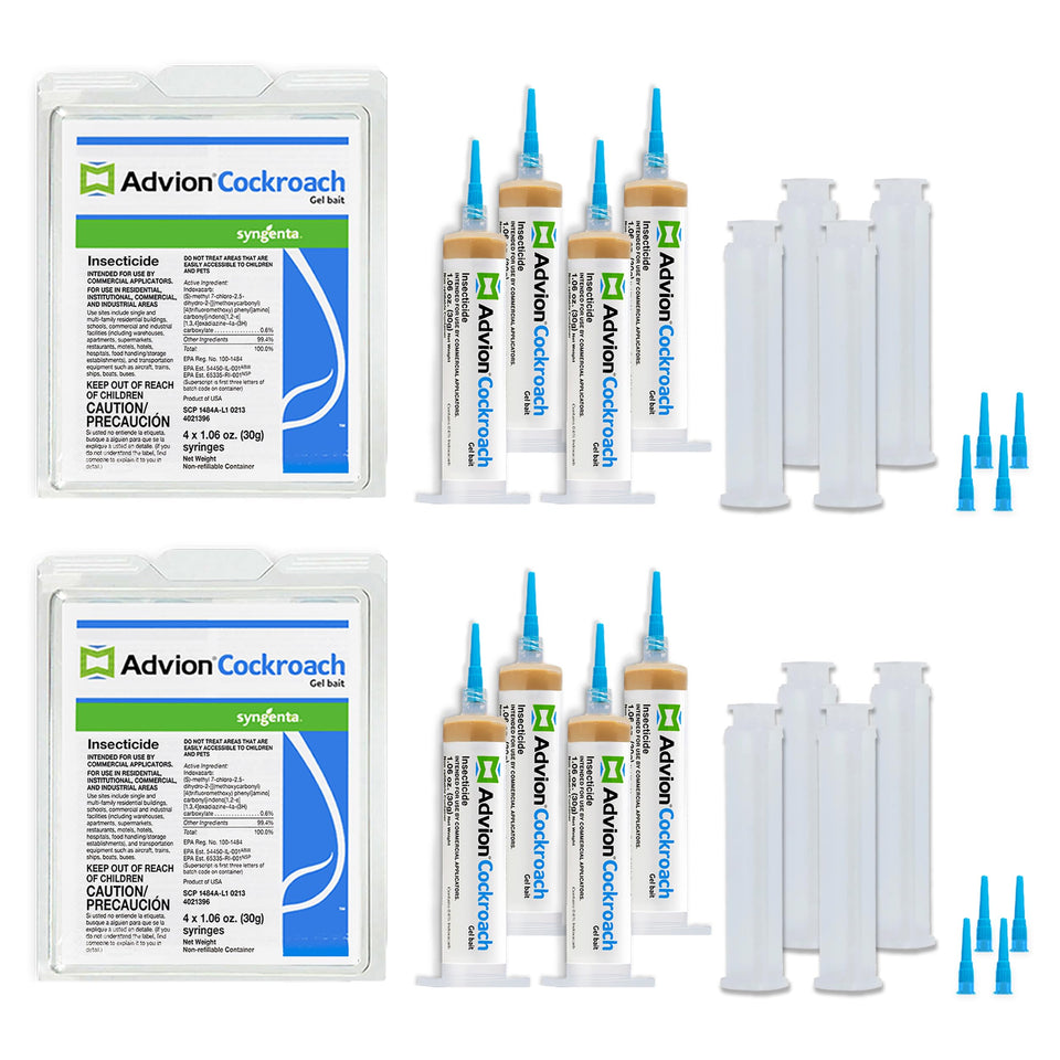 Syngenta Advion cockroach gel bait tubes placed discreetly for targeted control.