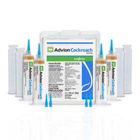 Syngenta Advion cockroach gel tubes shown for targeted indoor baiting and fast action.