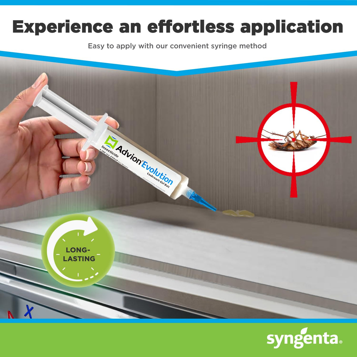 Enhanced formulation attracts cockroaches for quicker bait uptake.