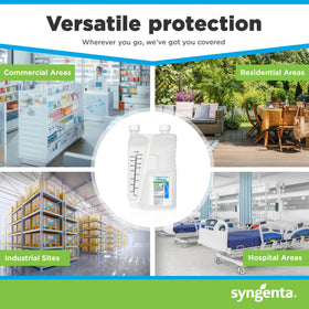 Syngenta Demand CS microcapsules adhere to insects for efficient transfer.
