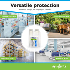 Syngenta Demand CS bottle ready for professional pest management.