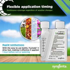 Syngenta Fusilade II used for spot-treatment near ornamentals.