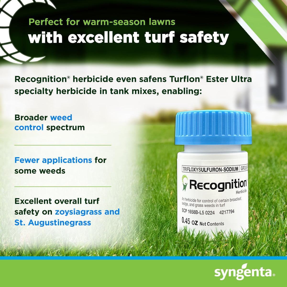 Selective bermudagrass removal enabled by Recognition safener in turf