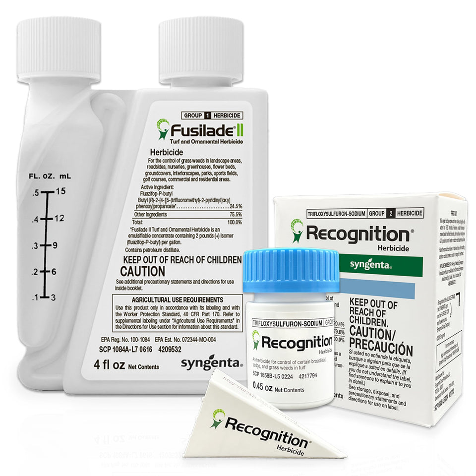 Syngenta Recognition 0.45 oz bottle for selective weed control in lawns