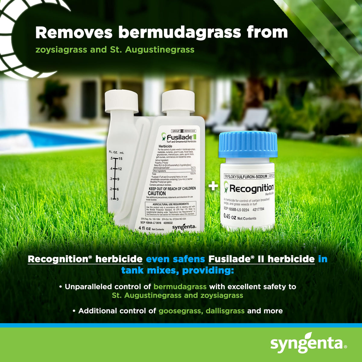 Recognition safener metcamifen protecting bermudagrass during treatment