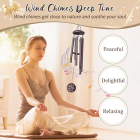 Synhonty adjustable striker wind chime enables varied melodies.