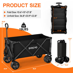 SYOCYO folded-compact-storage keeps the wagon small in closets or trunks.