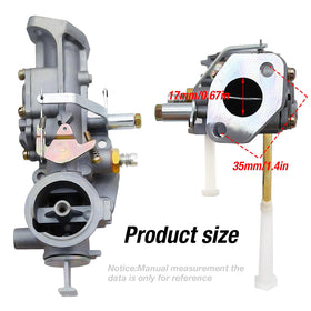 SYOWADA 299437 carburetor side view demonstrates compact replacement.