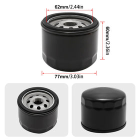 SYOWADA 49065-2057 oil filter close-up designed for Kawasaki engines