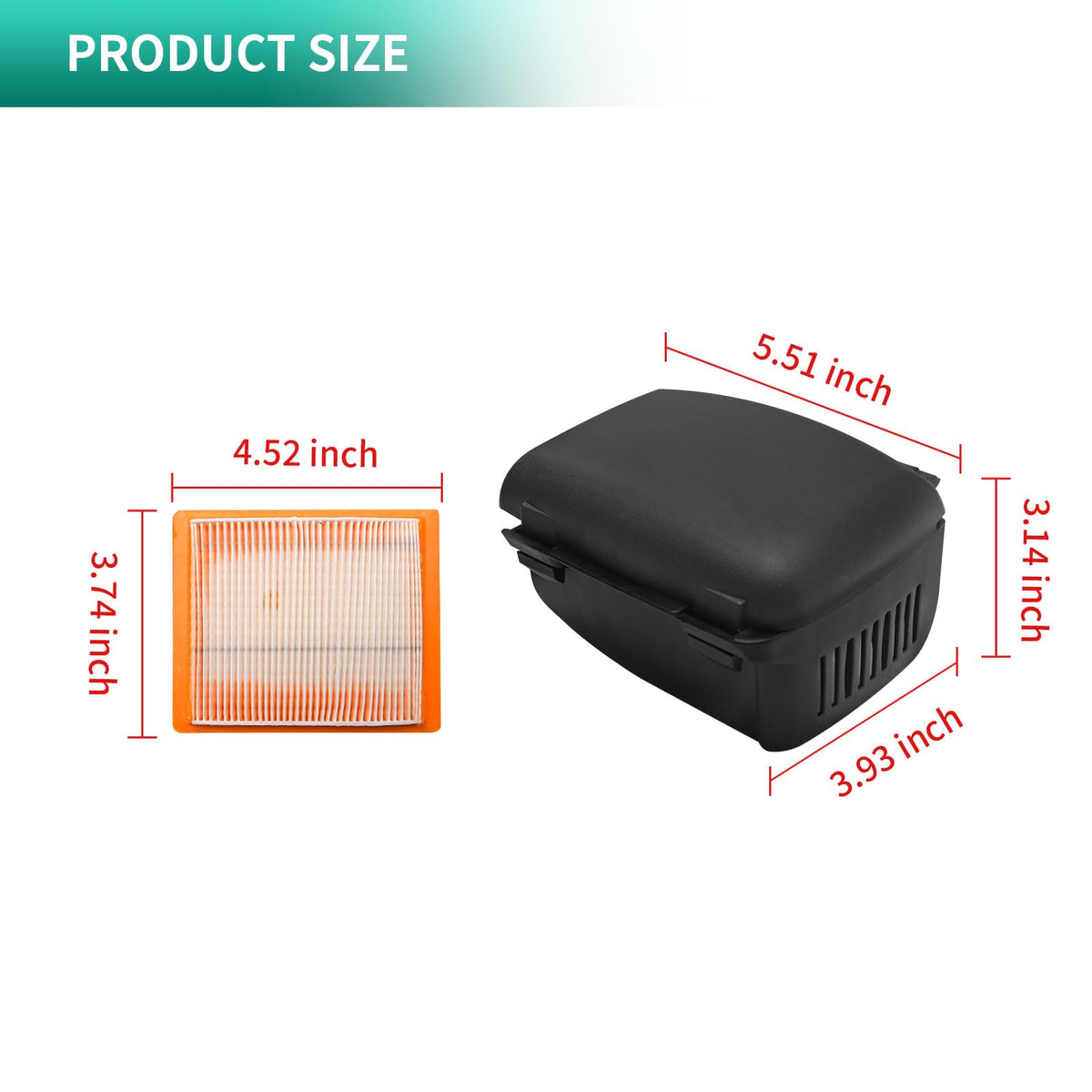 SYOWADA base air cleaner assembly shown for reliable airflow pathway.