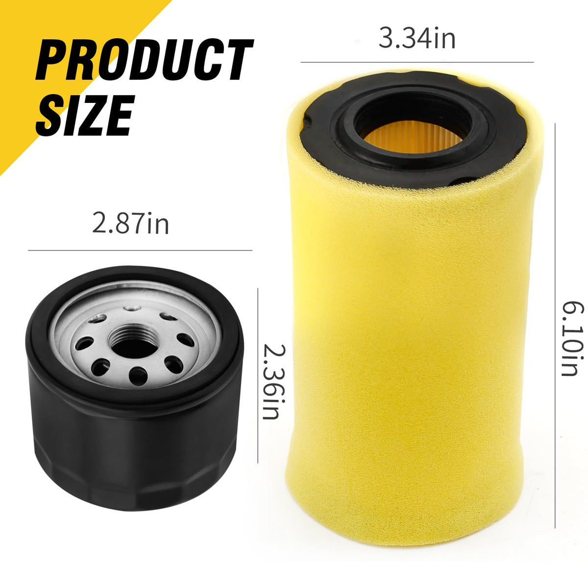 SYOWADA pre-filter for Craftsman YT3000 reduces debris intake during mowing.