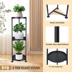 SYQ stylish planter rack from SYQ enhances organization and light for displays