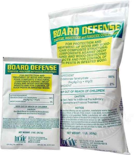 System Three board defense borate powder container for dry or solution application