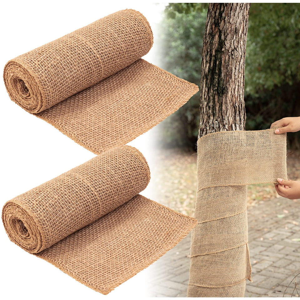 SYWHXY burlap tree wrap on trunk protects against cold and wind
