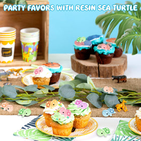SYWHXY close-up resin turtle for detailed crafting and DIY projects.