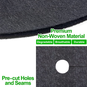 SYWHXY close-up of non-woven degradable material for plant health
