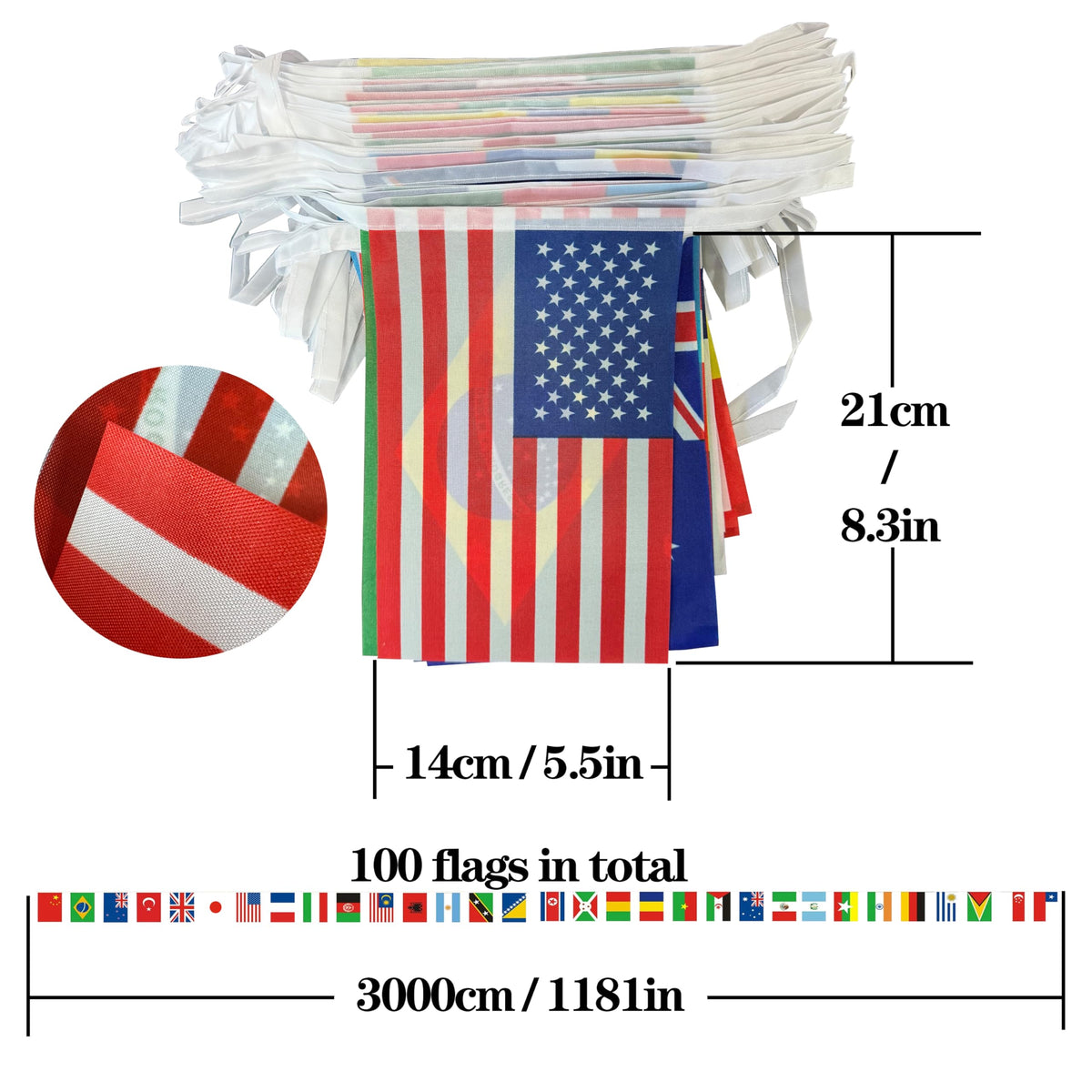 SZCXTOP world flags pennant collection for vibrant international celebrations.